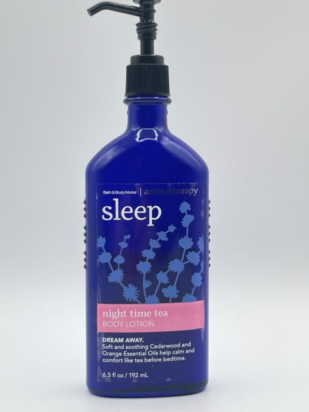 Bath & Body Works  Aromatherapy Sleep Night Time Tea Lotion 50%full *READ*